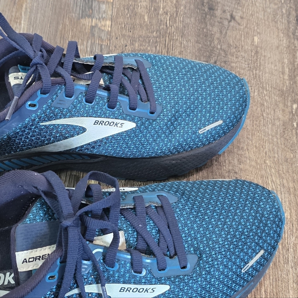 Brooks Adrenaline GTS 22 Titan Teal Gray Athletic  Running Shoes Men  8.5 M D - Picture 11 of 14